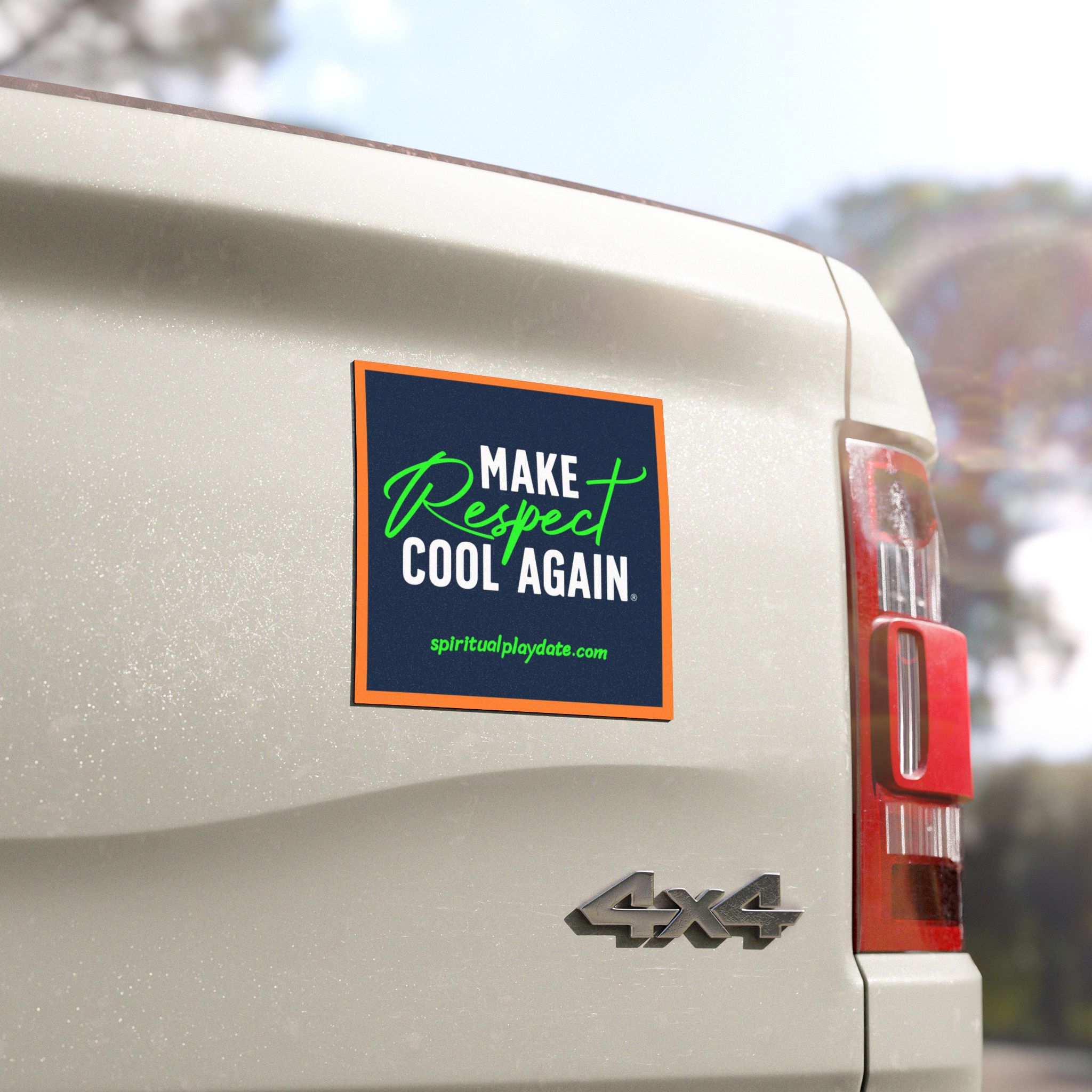 Official Make Respect Cool Again Car Bumper Magnet